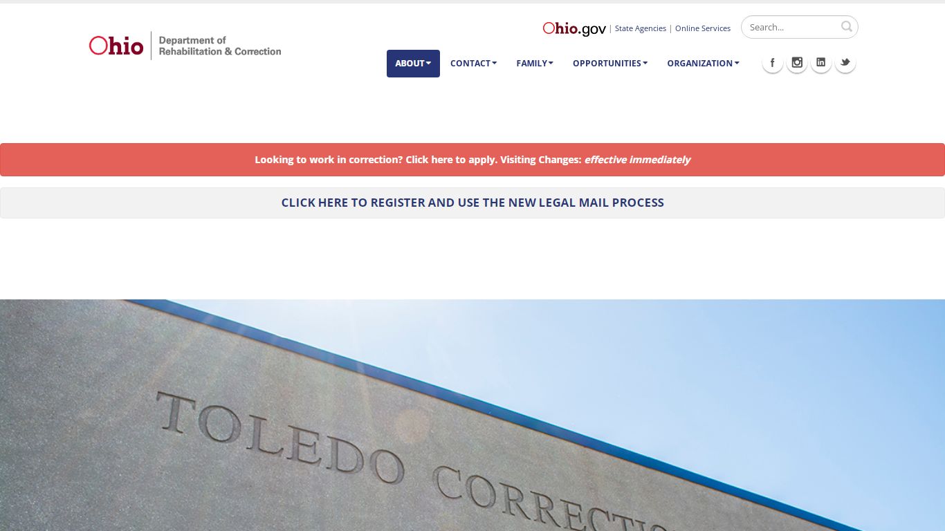 Toledo Correctional Institution - Ohio Department of ...