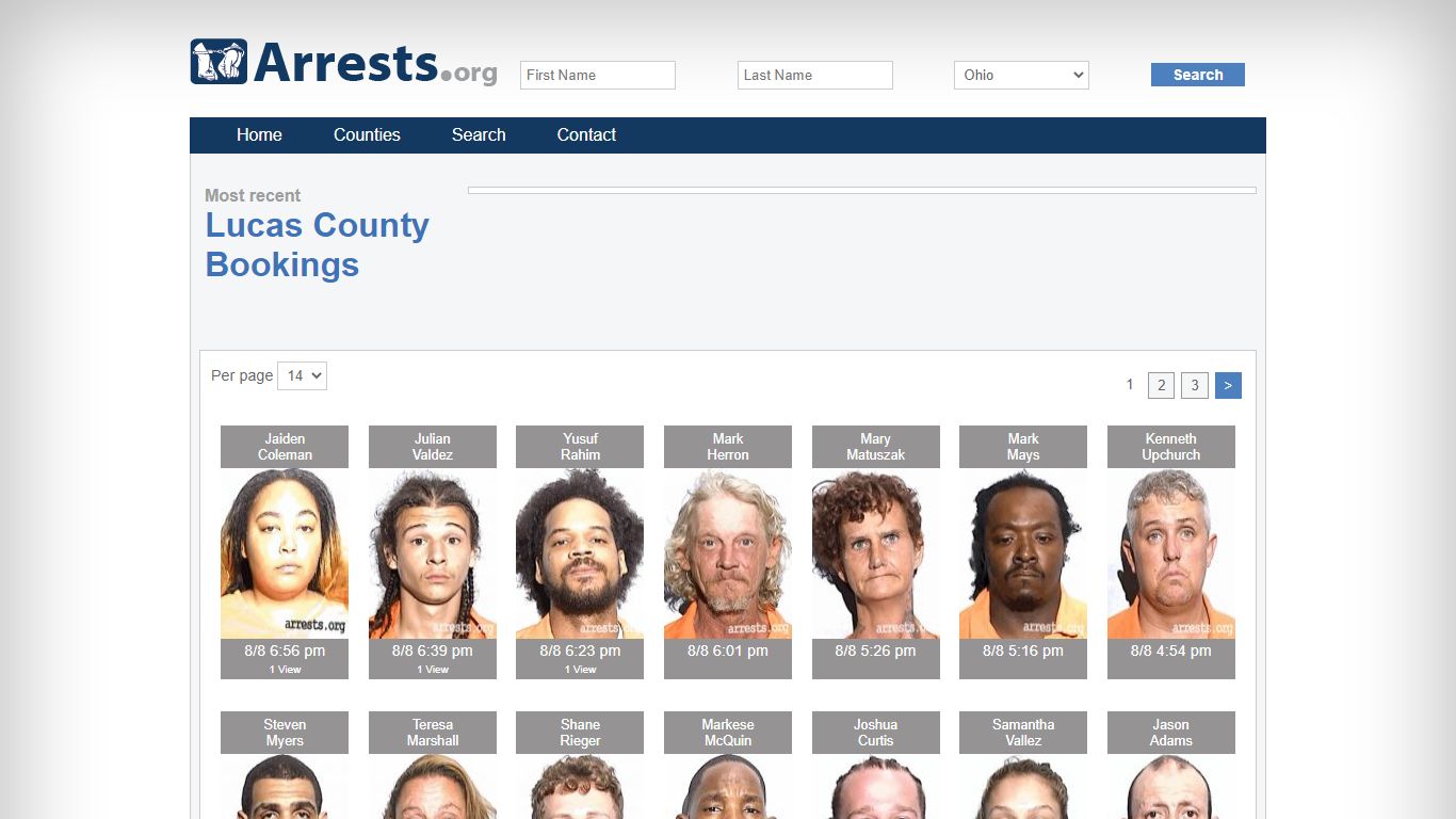 Lucas County Arrests and Inmate Search
